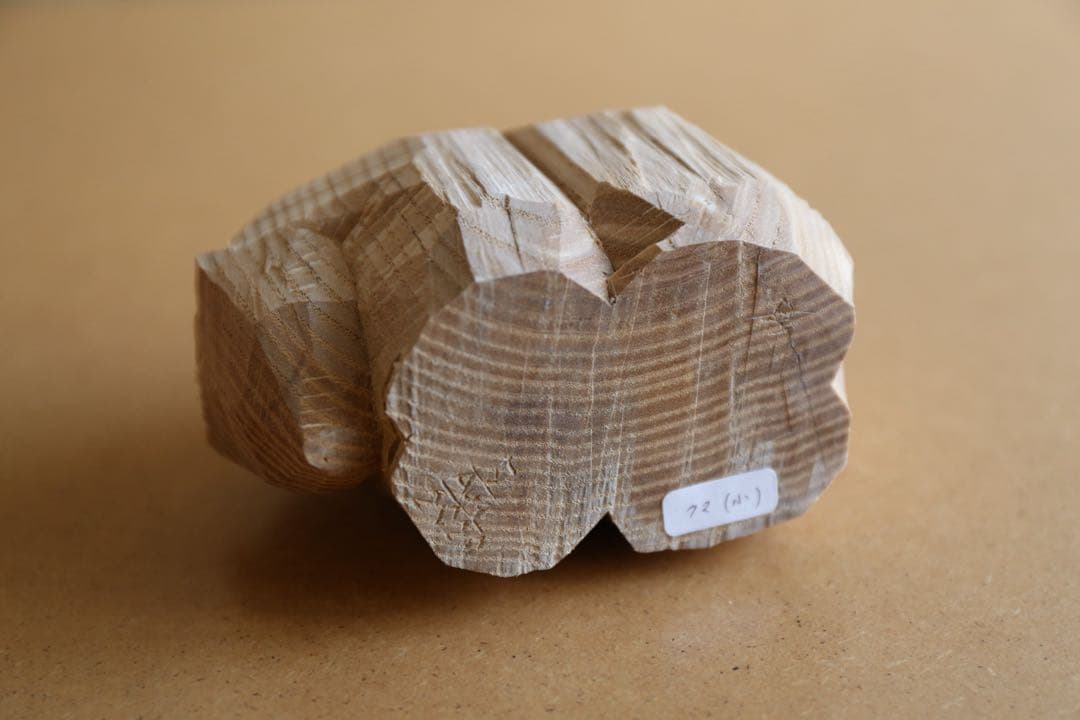 みっちゃん 高野夕輝 木彫り熊&日高山脈セット 彫刻 木彫 オブジェ