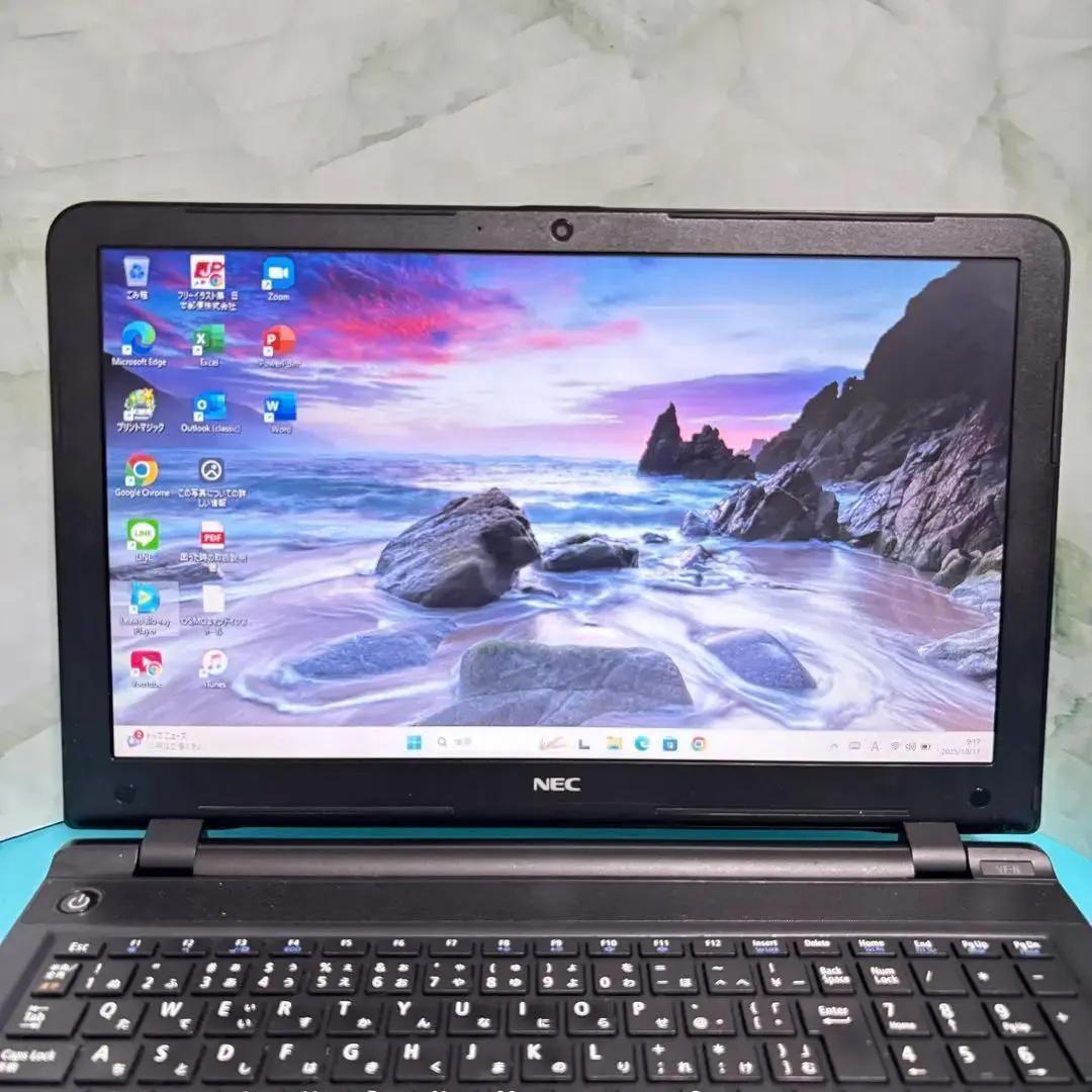 Webカメラ付き【Office付‼】★NEC★最新Win11Pro★新品SSD