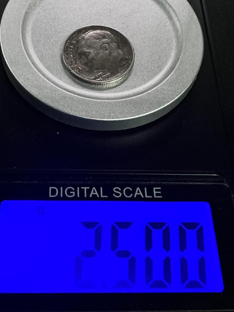M1283 ルーズベルトダイム銀貨３枚セット1949年、1952年、1953年