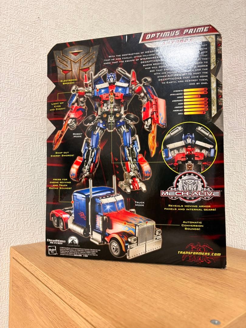 未開封 トランスフォーマー リベンジ ムービー オプティマスプライム RA-01
