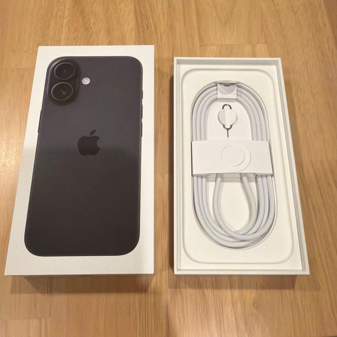 Apple iPhone 16 ブラック 本体 128gb simフリー
