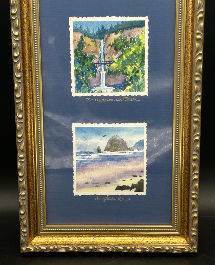 BARBARA FORREST 水彩画　額付き　バーバラ・フォレスト