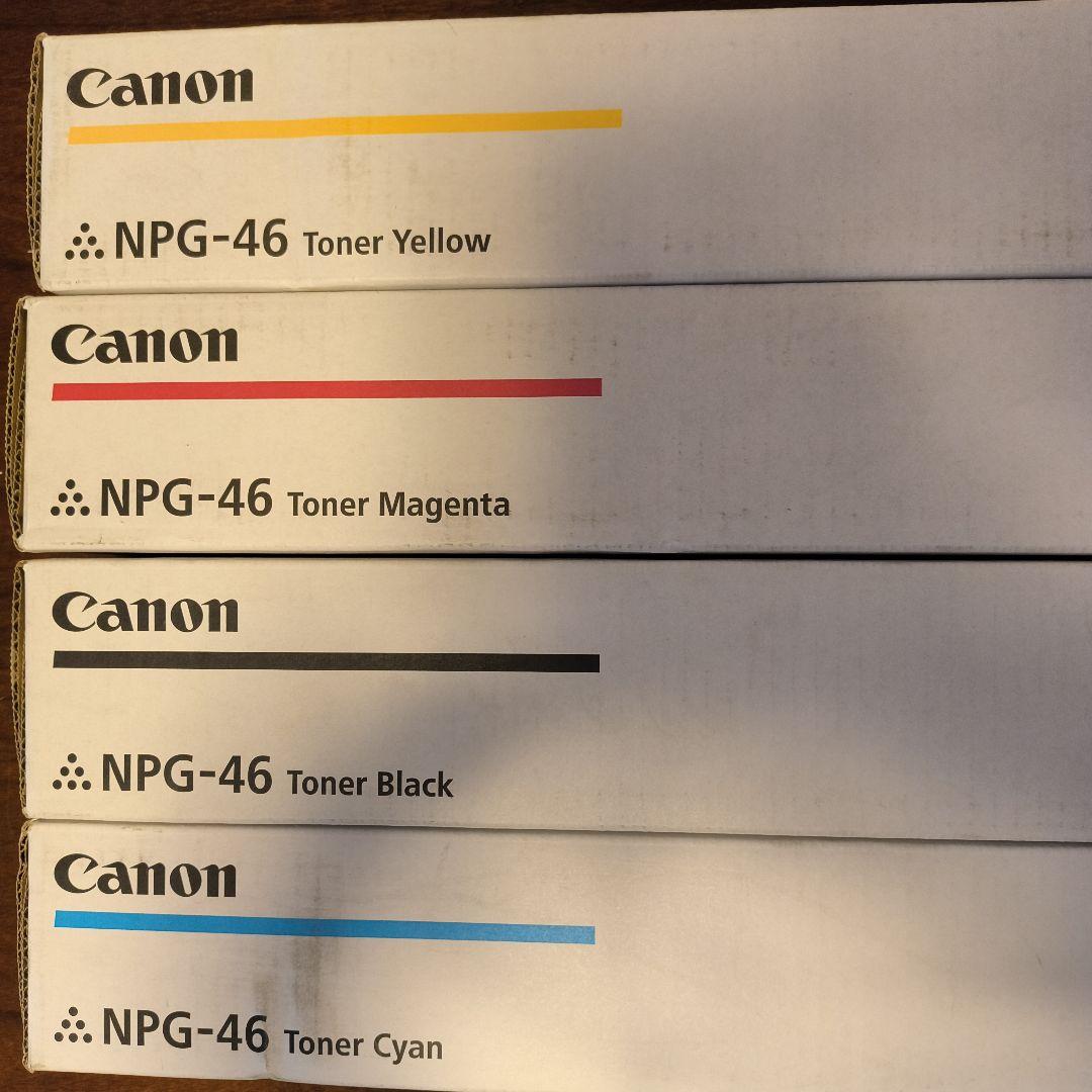 Canon NPG-46 トナーカートリッジ 4色セット 純正　 未開封