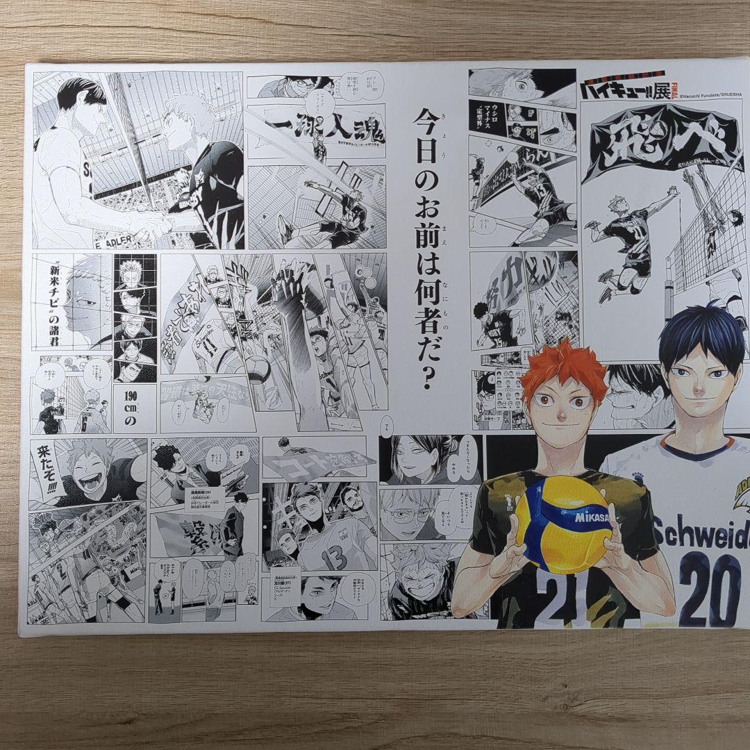 【取り下げ予定】ハイキュー展 フルカラーBIGアートボード 日向翔陽&影山飛雄