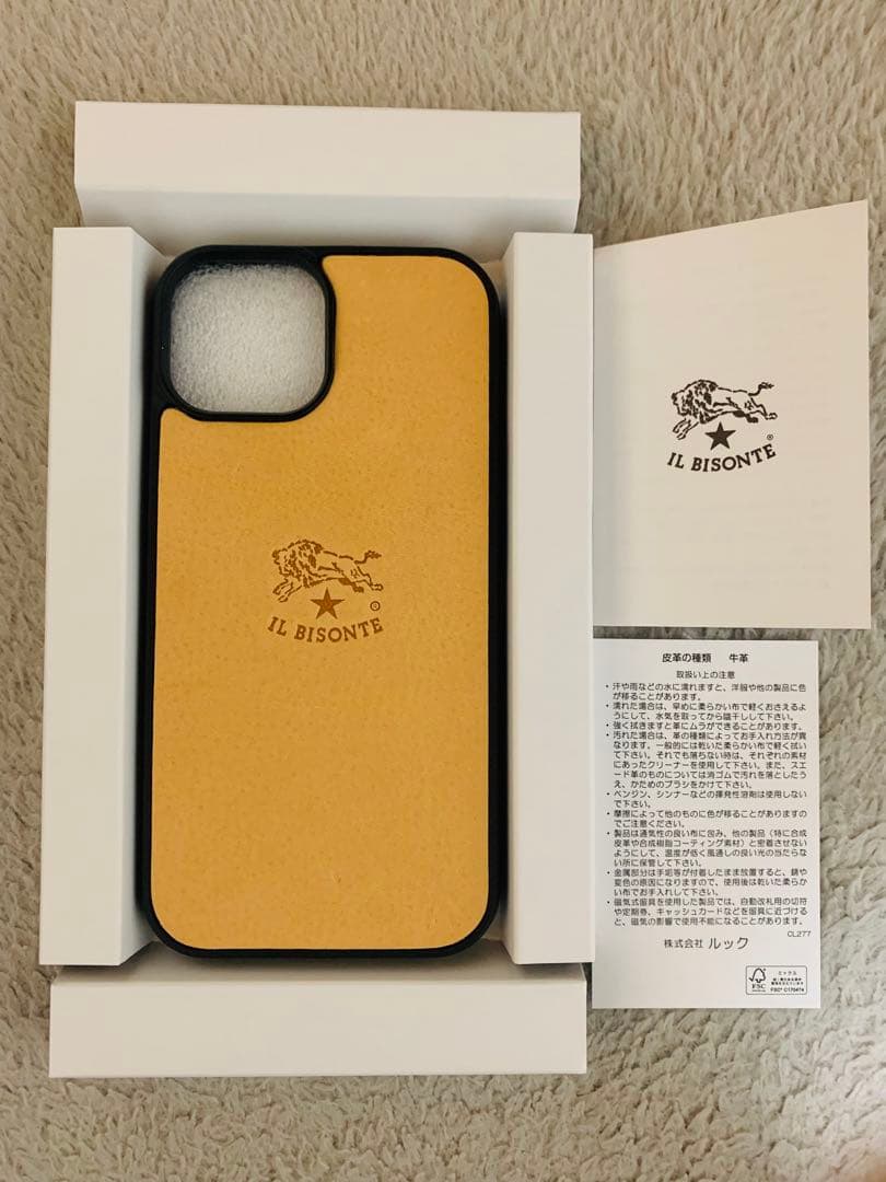 IL BISONTE iPhone 15 ケース ヌメ