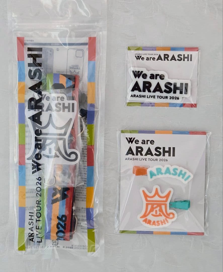 嵐 We are ARASHI フォンタブストラップ マグネット ヘアクリップ