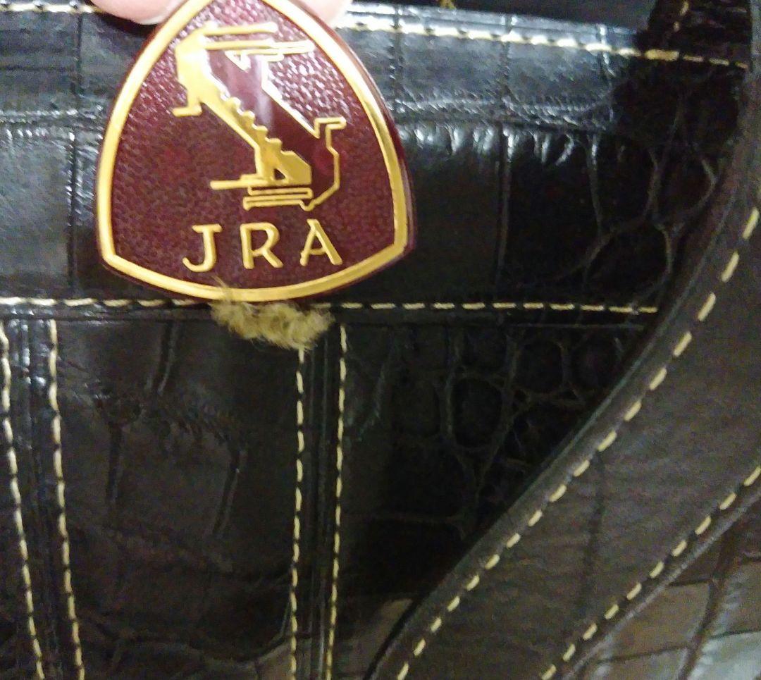 SUZUSEN JAPAN マットクロコ　ハンドバッグ　JRA ワニ