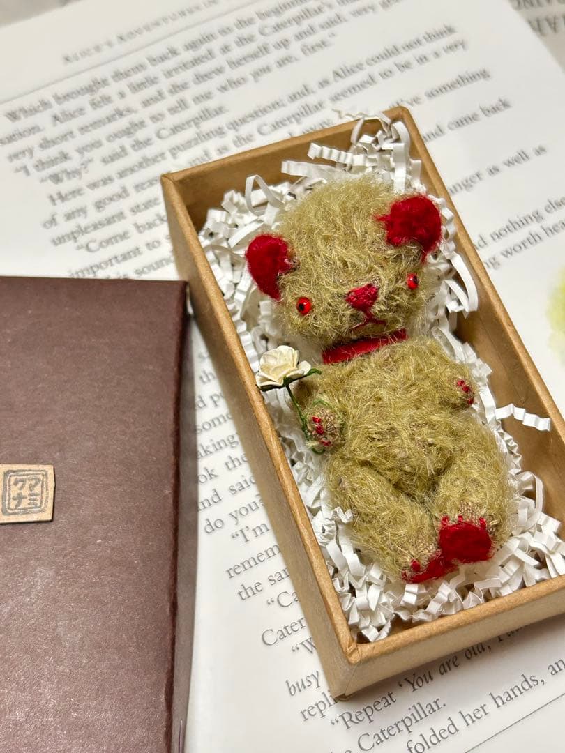 作家クマナミ様 ミニチュア ぬいぐるみ テディベア