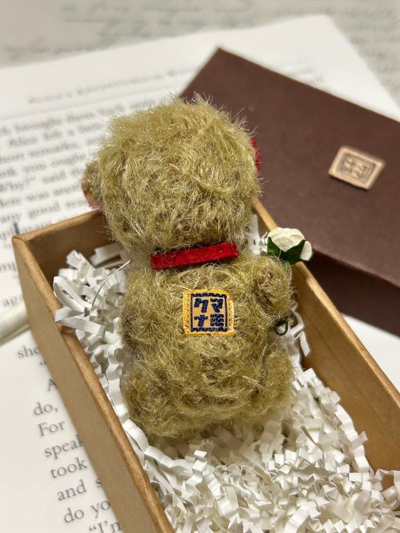 作家クマナミ様 ミニチュア ぬいぐるみ テディベア