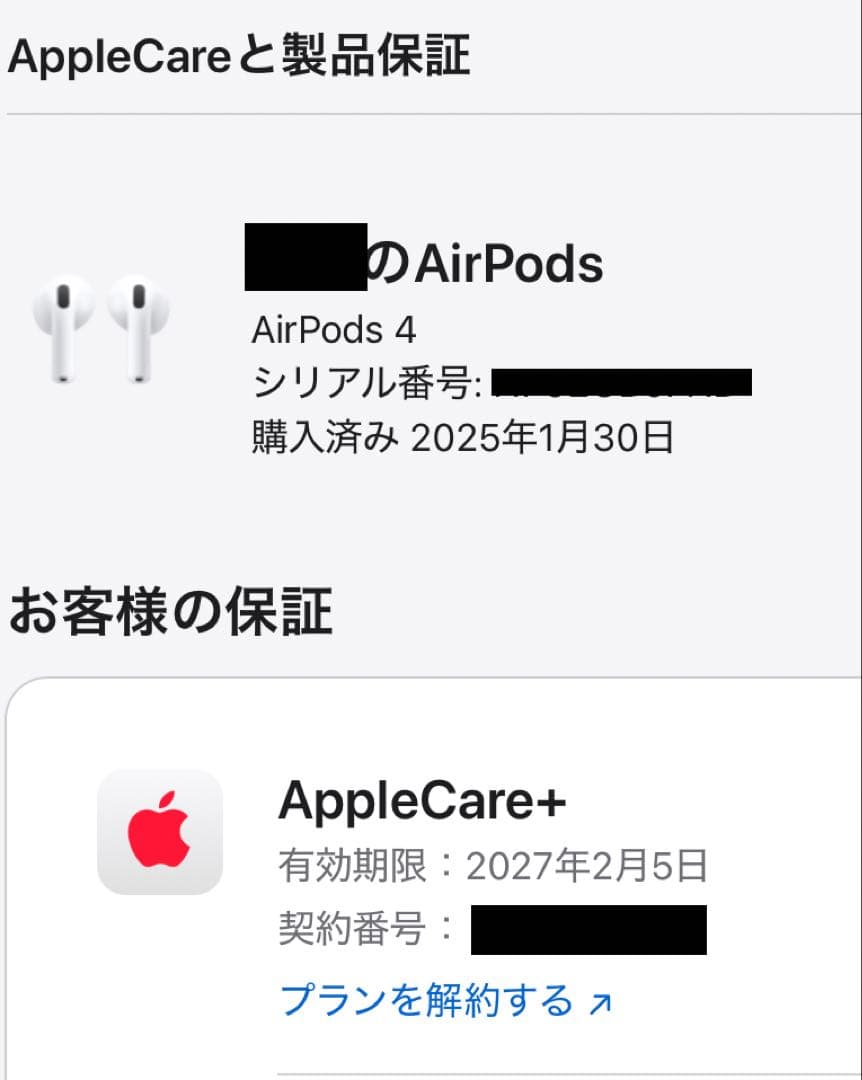 AirPods本体 ホワイト 充電ケース付き