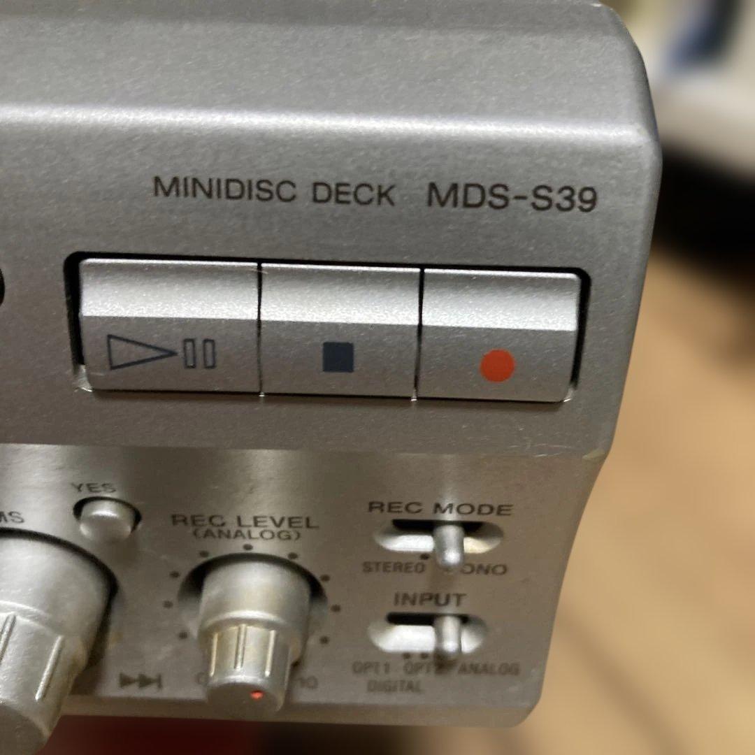 SONY MDS-S39 MDデッキ