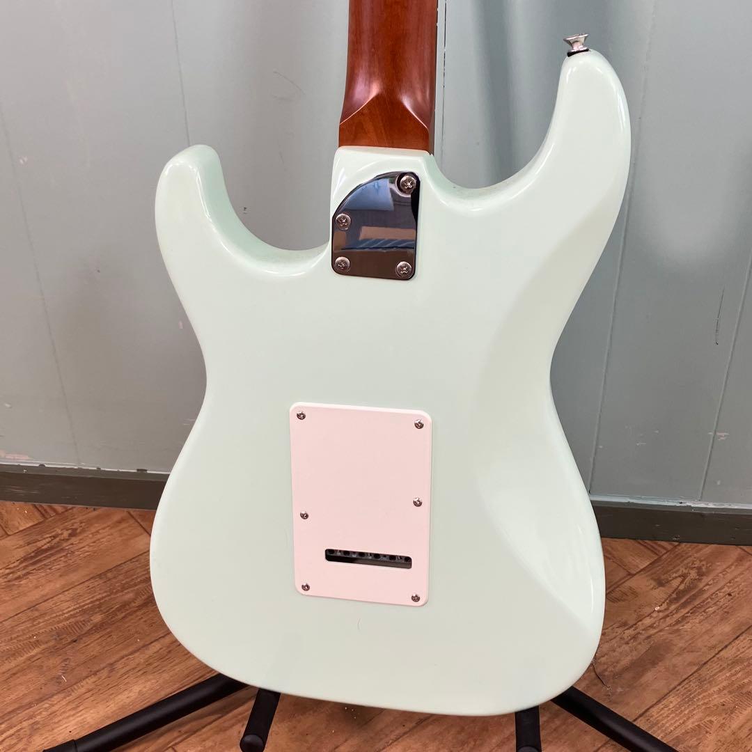 【おまけ付♪】Laid Back エレキギター LSE-3H グリーンホワイト