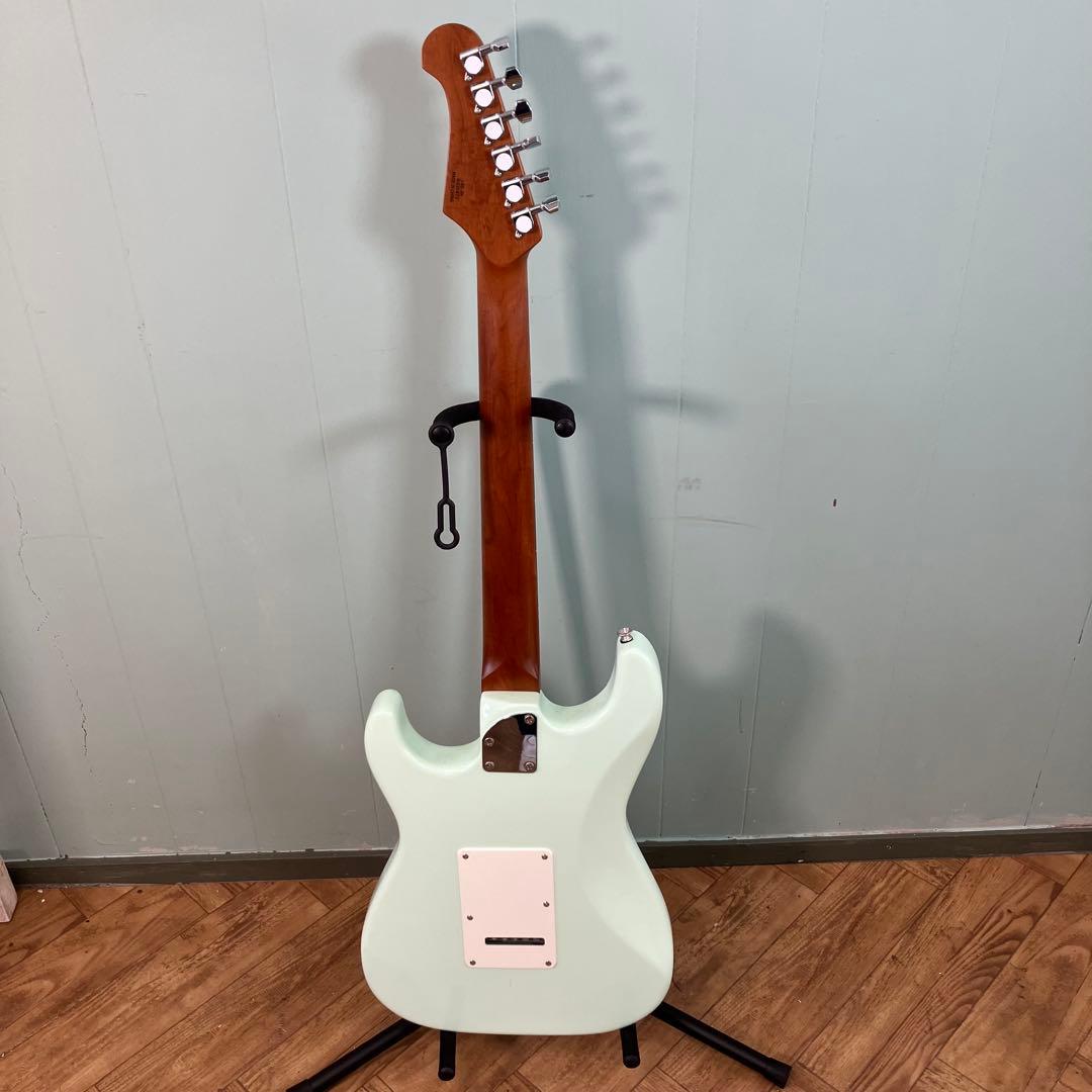 【おまけ付♪】Laid Back エレキギター LSE-3H グリーンホワイト