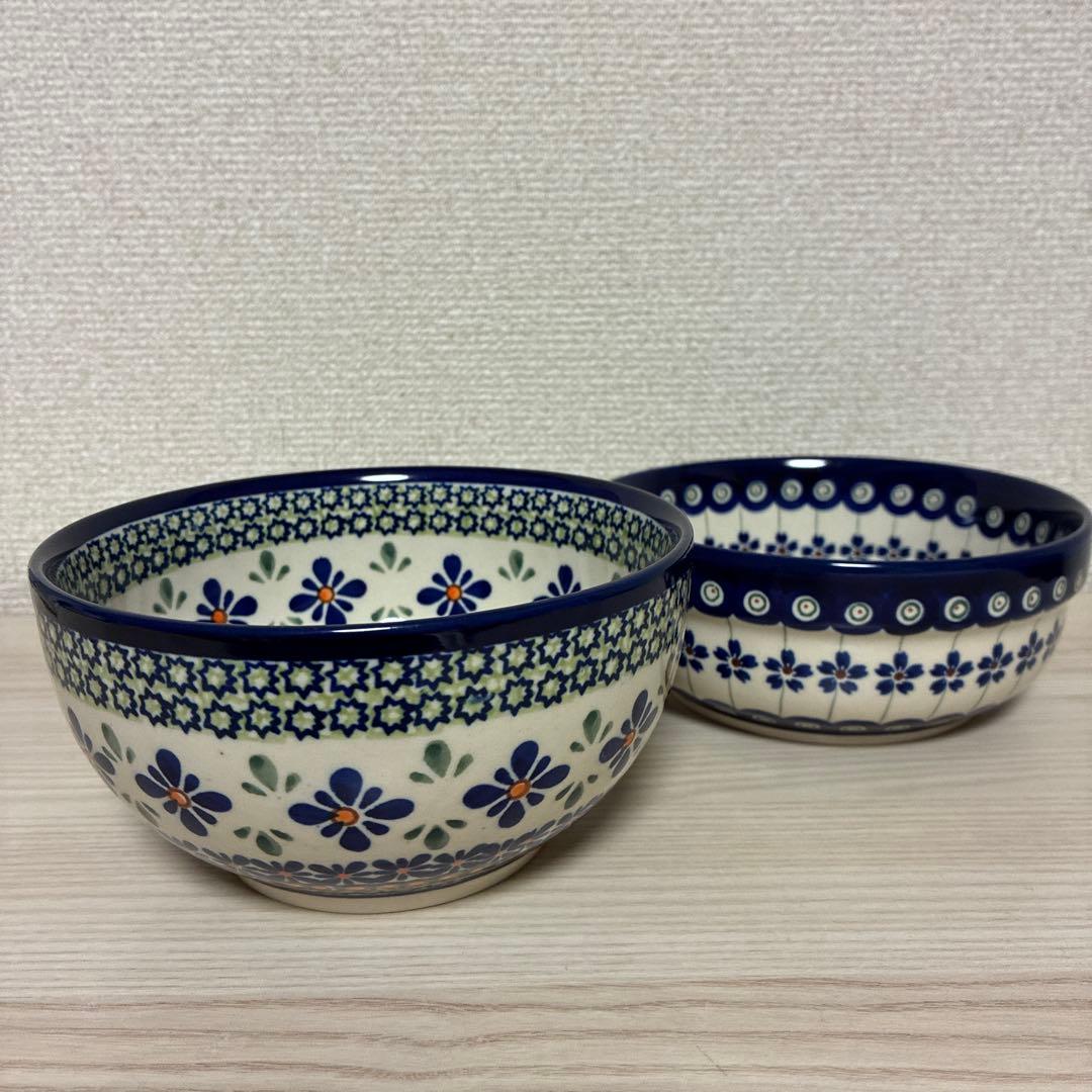 【未使用】ポーリッシュポタリー　ボウル　どんぶり
