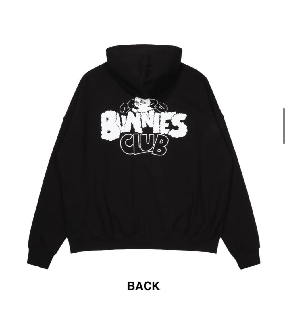 NewJeans BunniesClub パーカー　ステッカー付き　Lサイズ