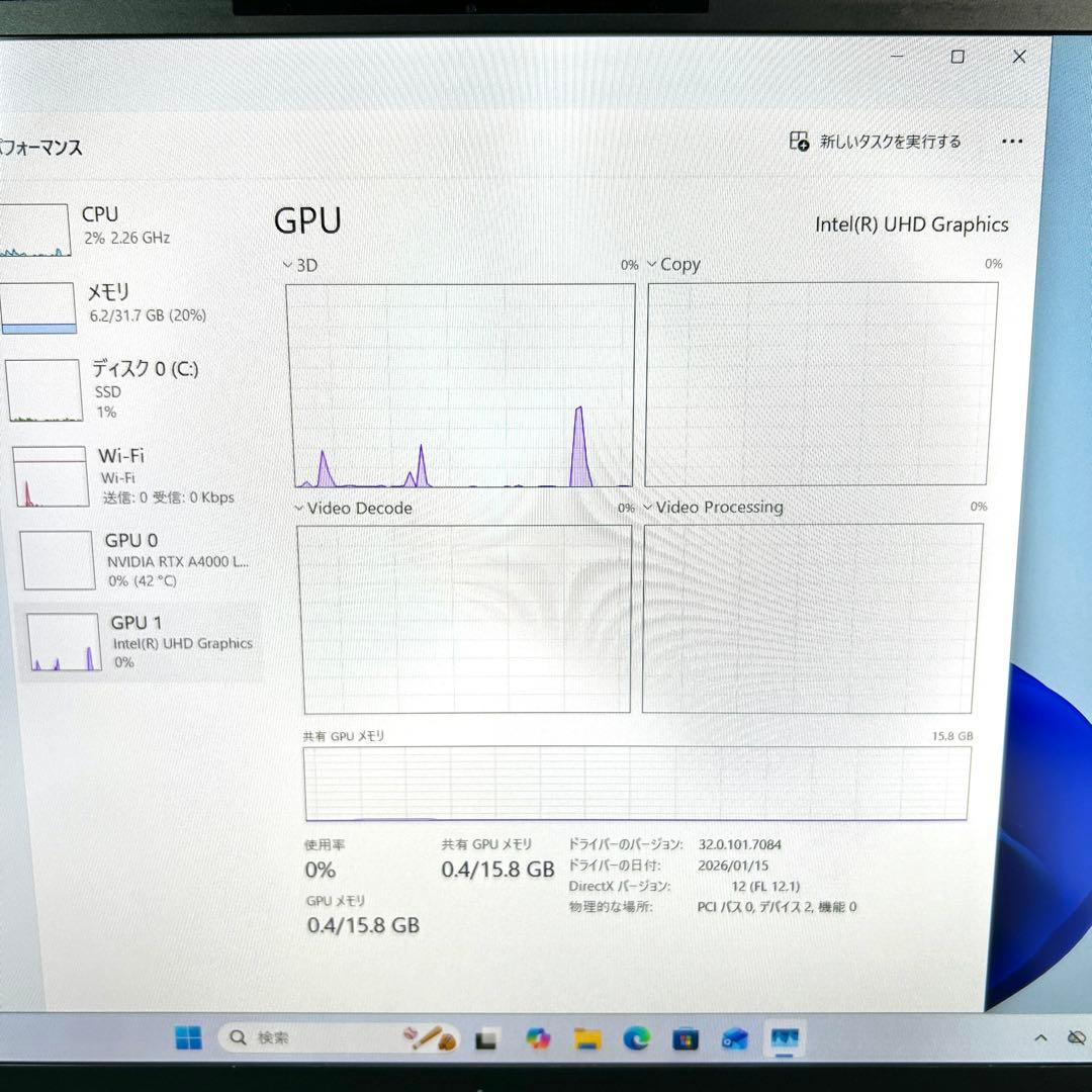Windowsノート本体 HP ZBook Studio G8 i7 32GB 2TB RTXA4000