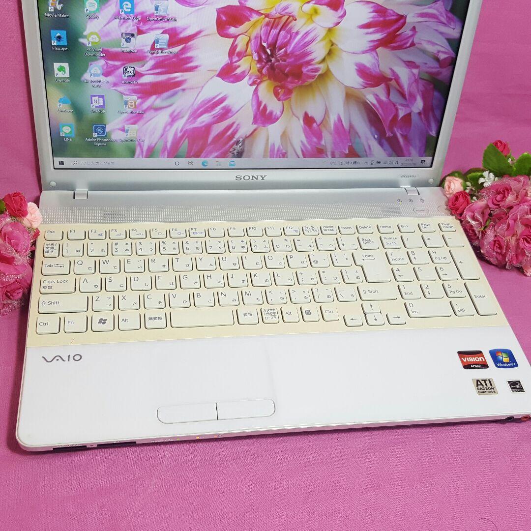 WIN10✧SONY✧テンキ✧メモリ4G✧SONY✧人気VAIO✧カメラ搭載