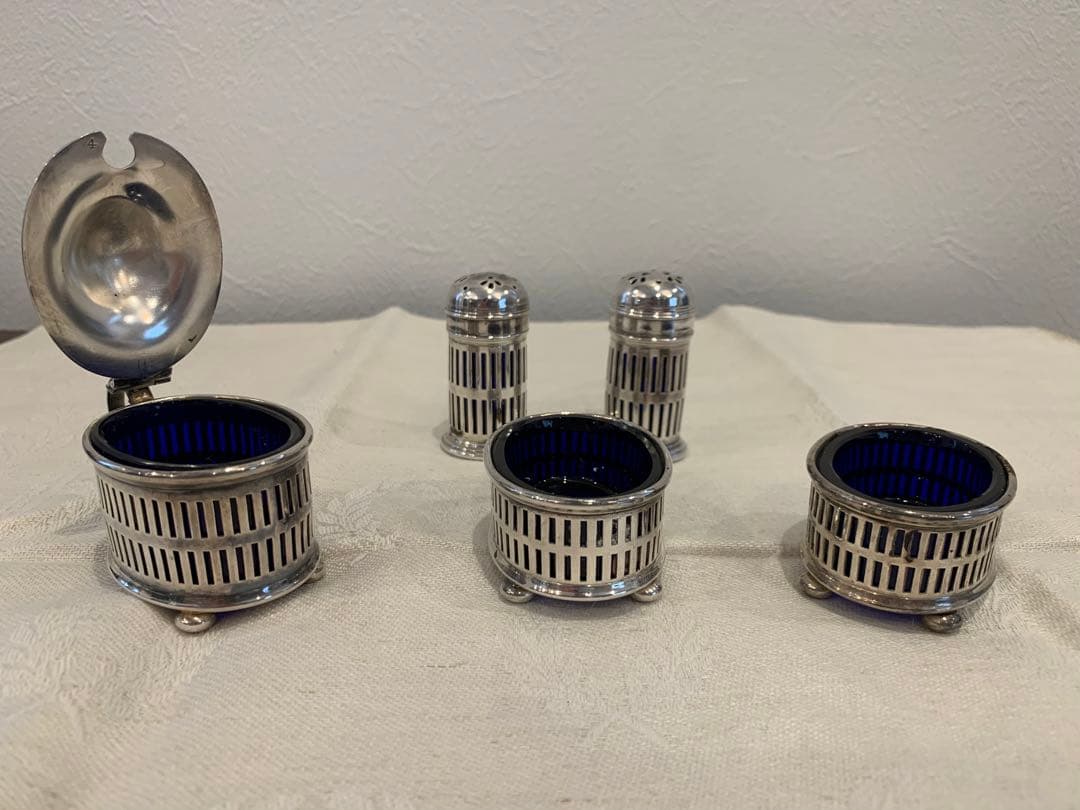 マッピン&ウエッブ　(イギリス製) 調味料ケース　5点セット