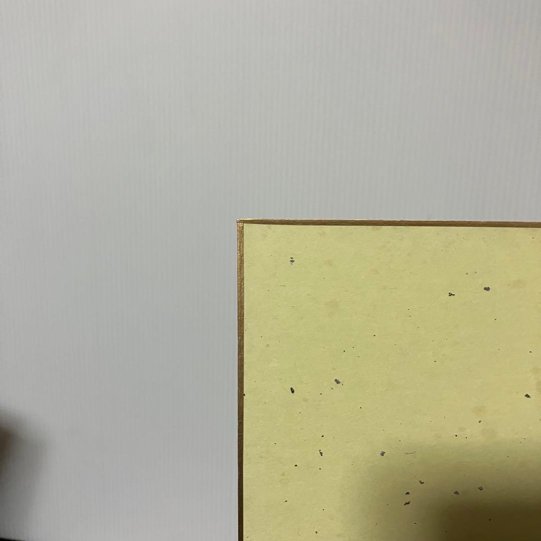 3F 【希少】航空自衛隊 第四航空団司令 御退官記念 色紙（サンマ図）平成7年