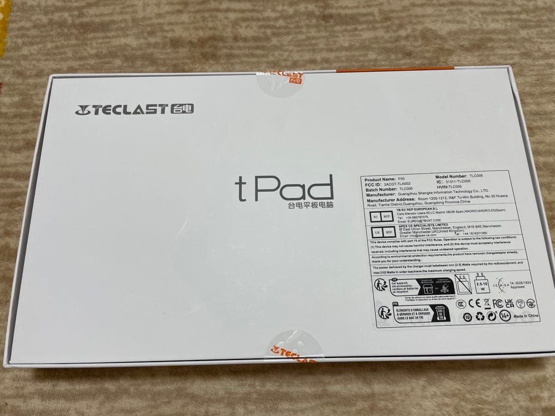 Teclast P30 10.1インチ Androidタブレット