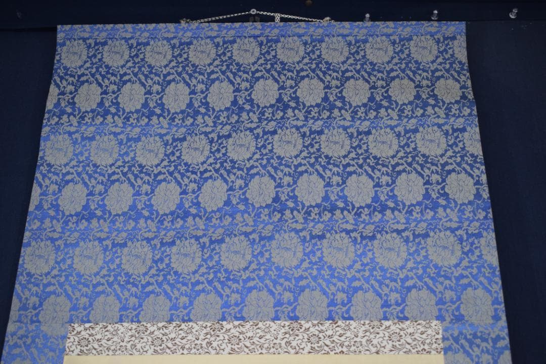 大資/雪中漁舟図/独釣図/掛軸☆宝船☆Z-381