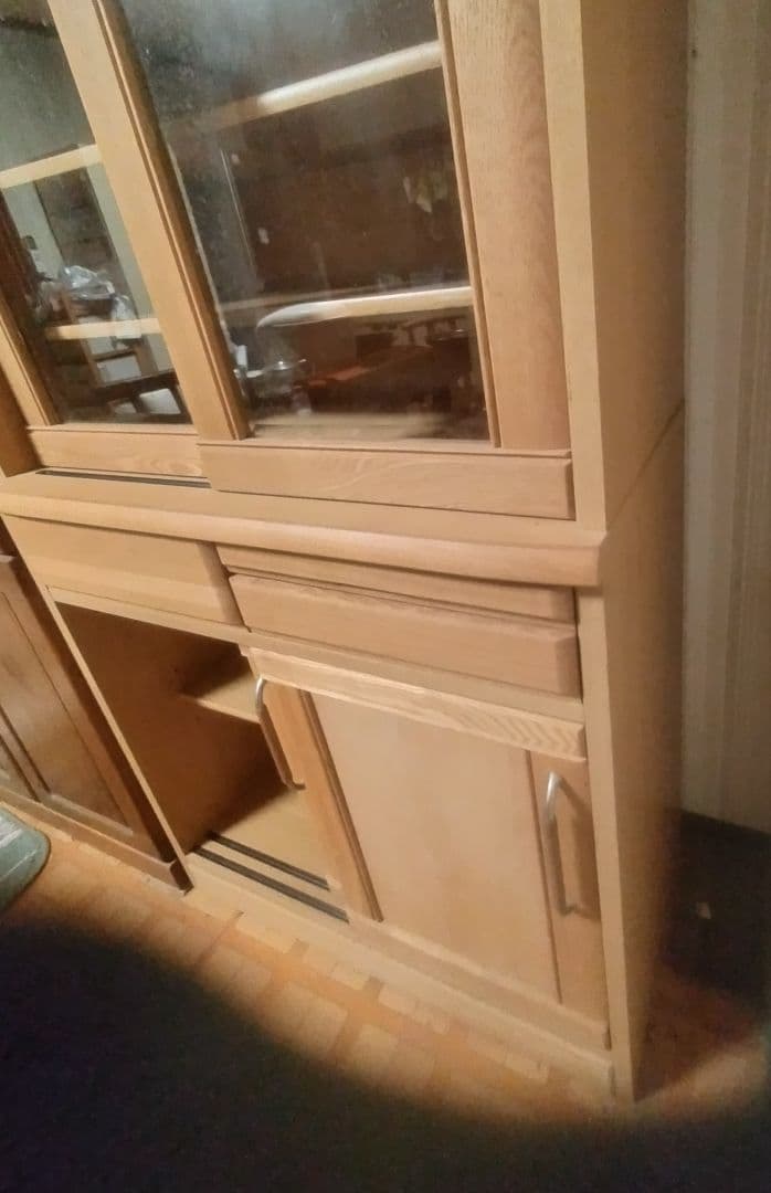 木製　食器棚　高さ約197cm