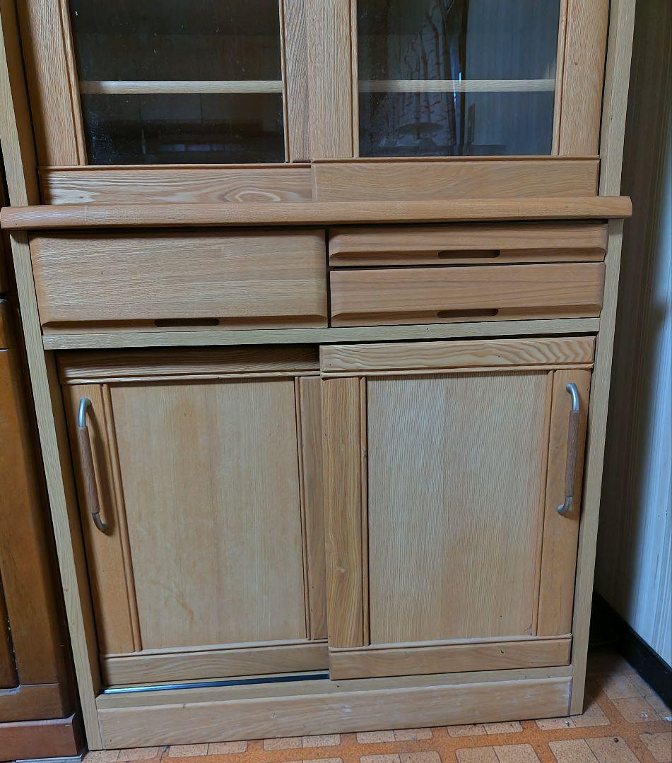 木製　食器棚　高さ約197cm
