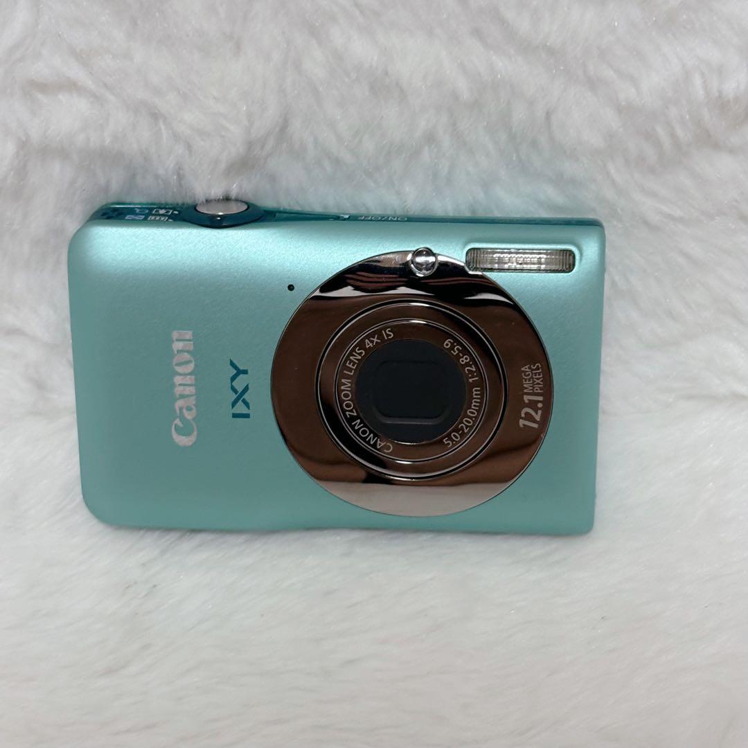 【美品】CANON IXY200F水色 コンデジ