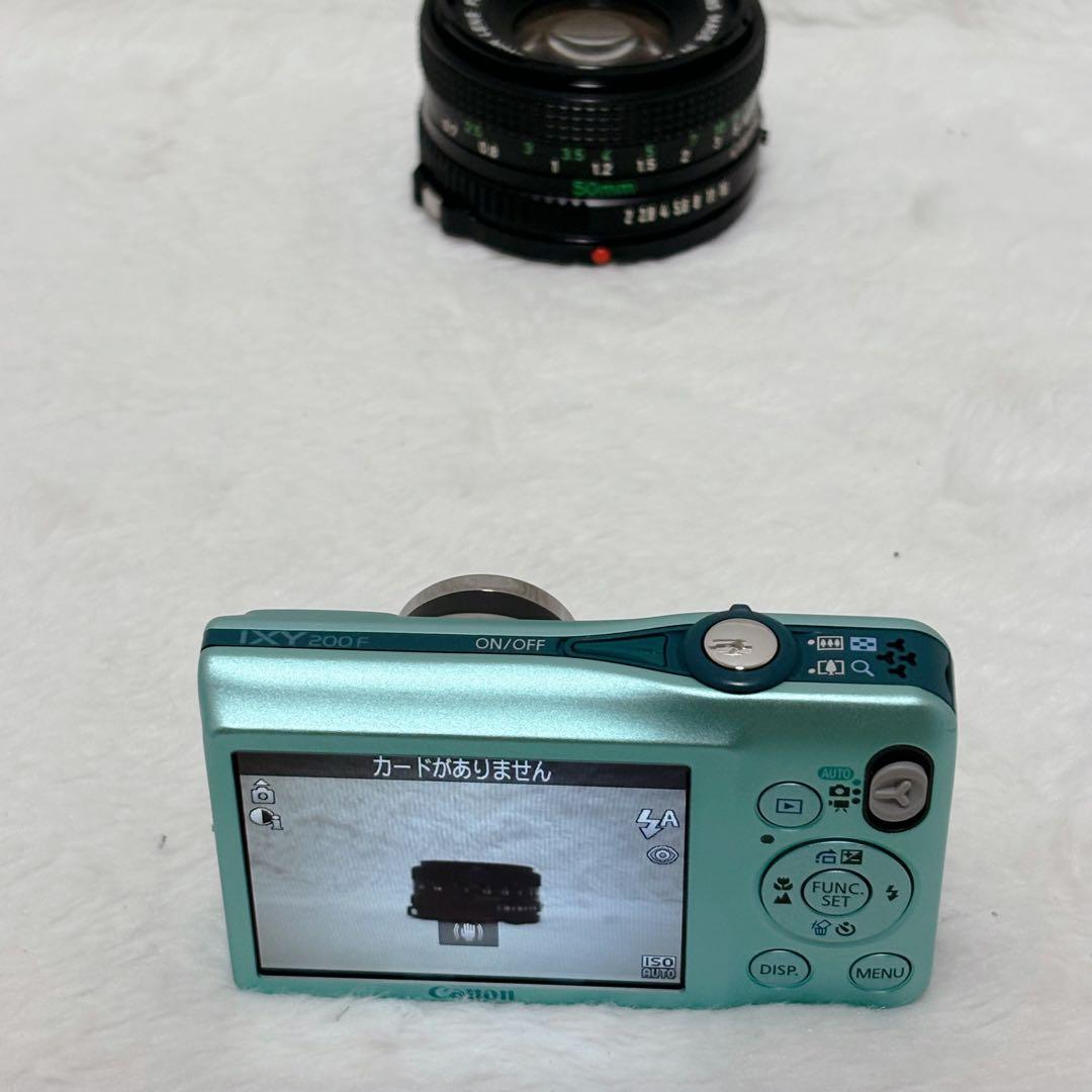 【美品】CANON IXY200F水色 コンデジ