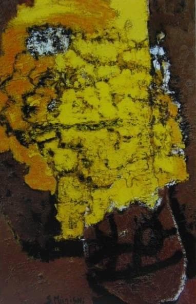 三岸節子、【花　ヴェロンにて】、希少な大判額装用画集より、美品、新品額装付
