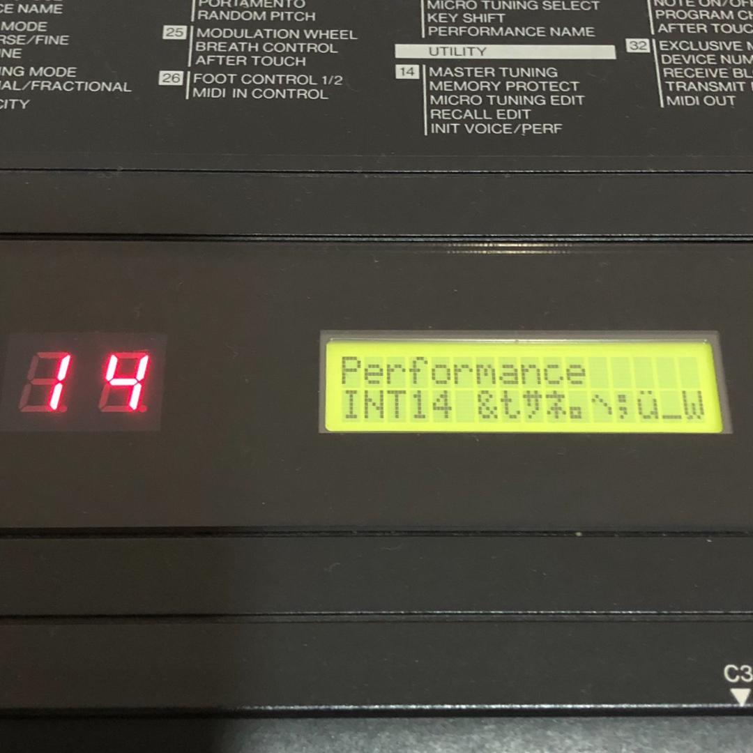 【現状品】 YAMAHA ヤマハ DX7s シンセサイザー