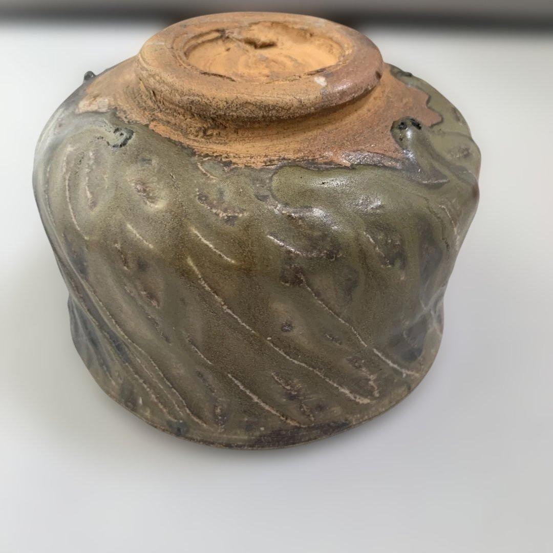 【木箱付き】焦茶色　茶盛