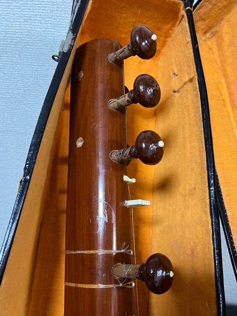 シタール インド民族楽器 ハードケース付 sitar