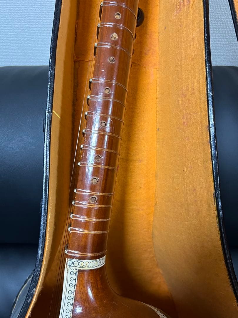 シタール インド民族楽器 ハードケース付 sitar
