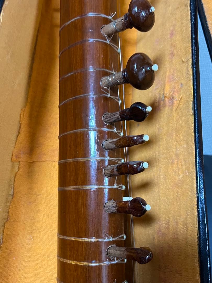 シタール インド民族楽器 ハードケース付 sitar