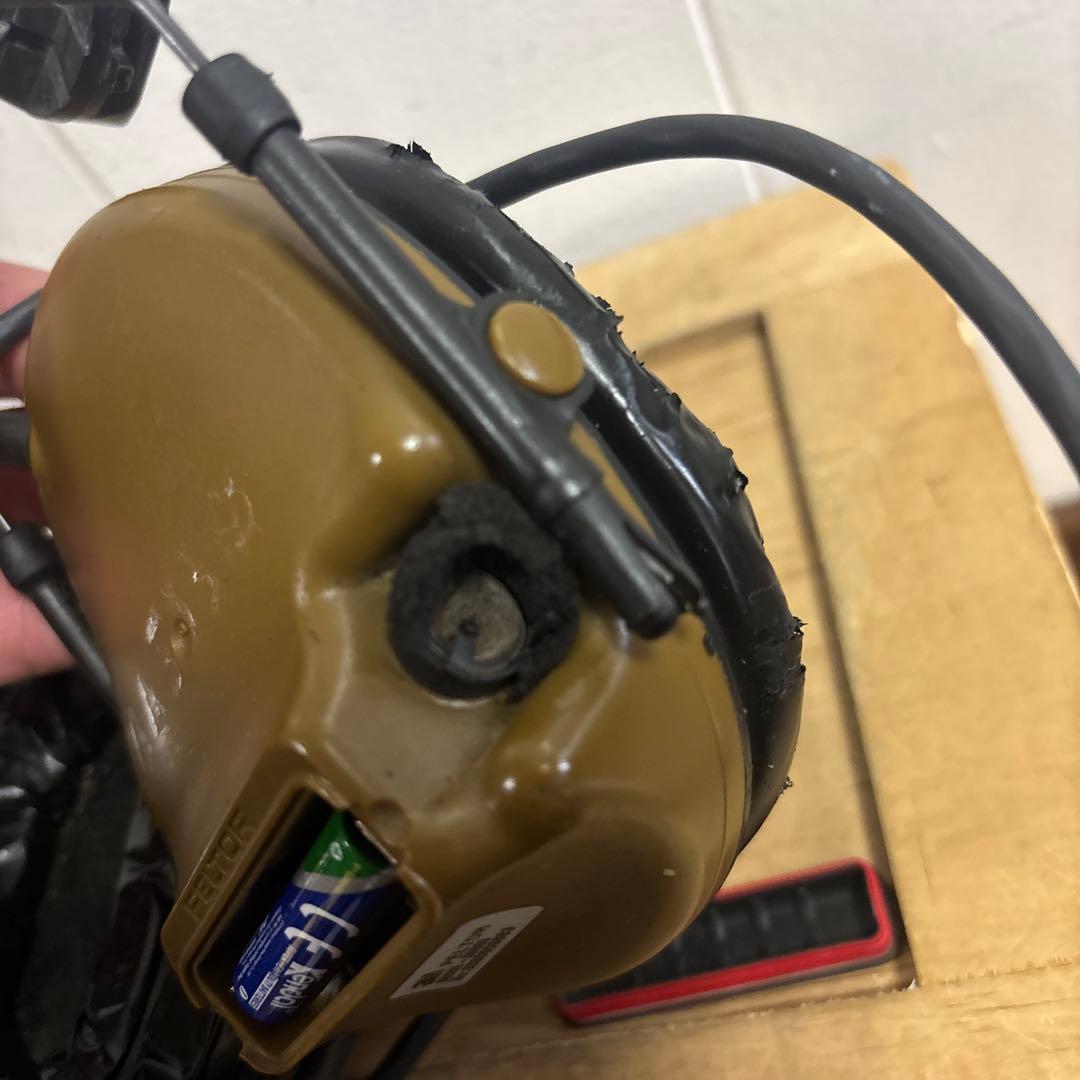 初期型　米軍実物　PELTOR COMTAC IIIヘッドセット　動作未確認