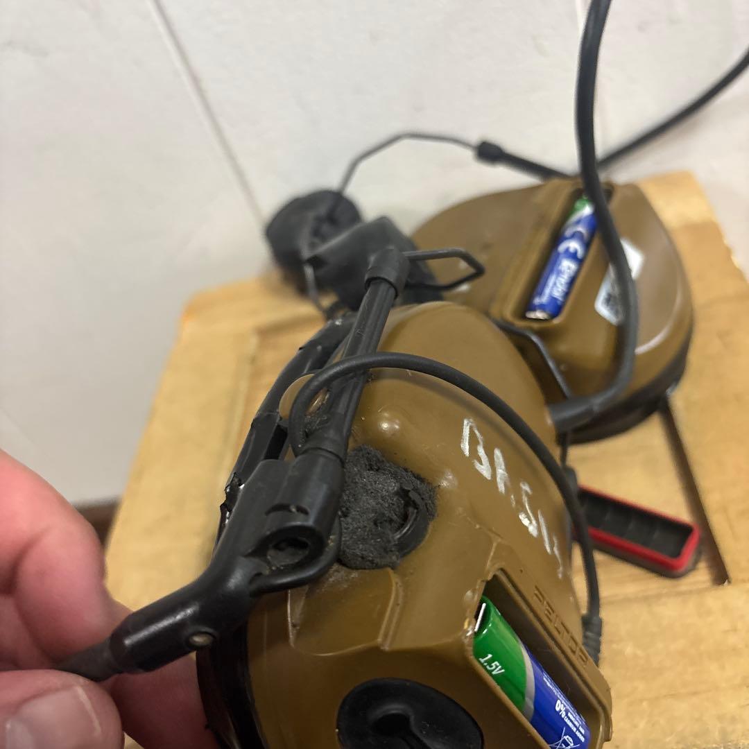 初期型　米軍実物　PELTOR COMTAC IIIヘッドセット　動作未確認