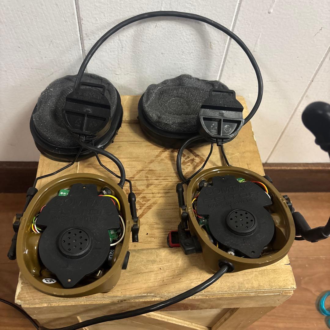 初期型　米軍実物　PELTOR COMTAC IIIヘッドセット　動作未確認