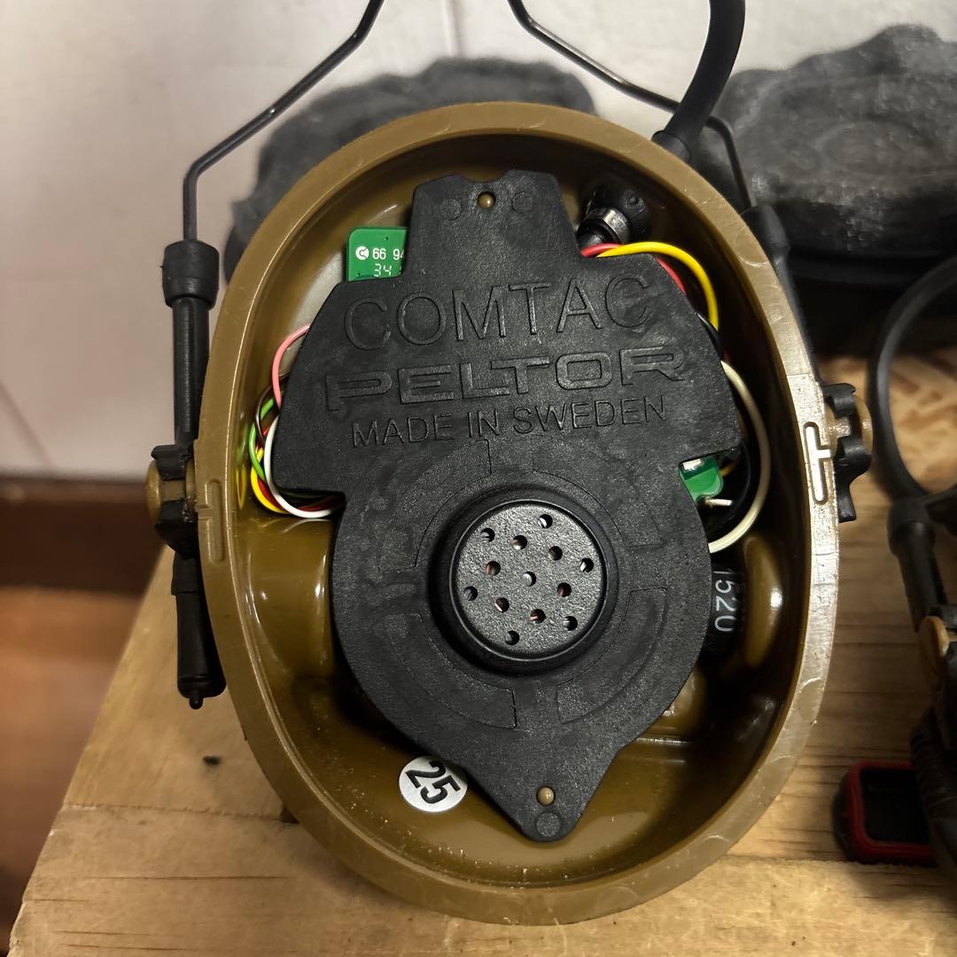 初期型　米軍実物　PELTOR COMTAC IIIヘッドセット　動作未確認