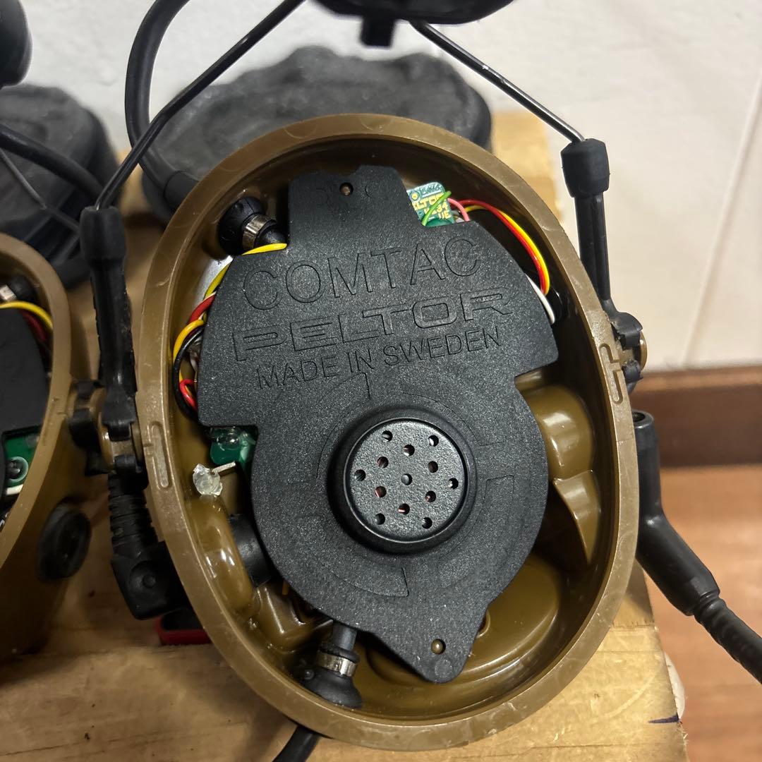 初期型　米軍実物　PELTOR COMTAC IIIヘッドセット　動作未確認