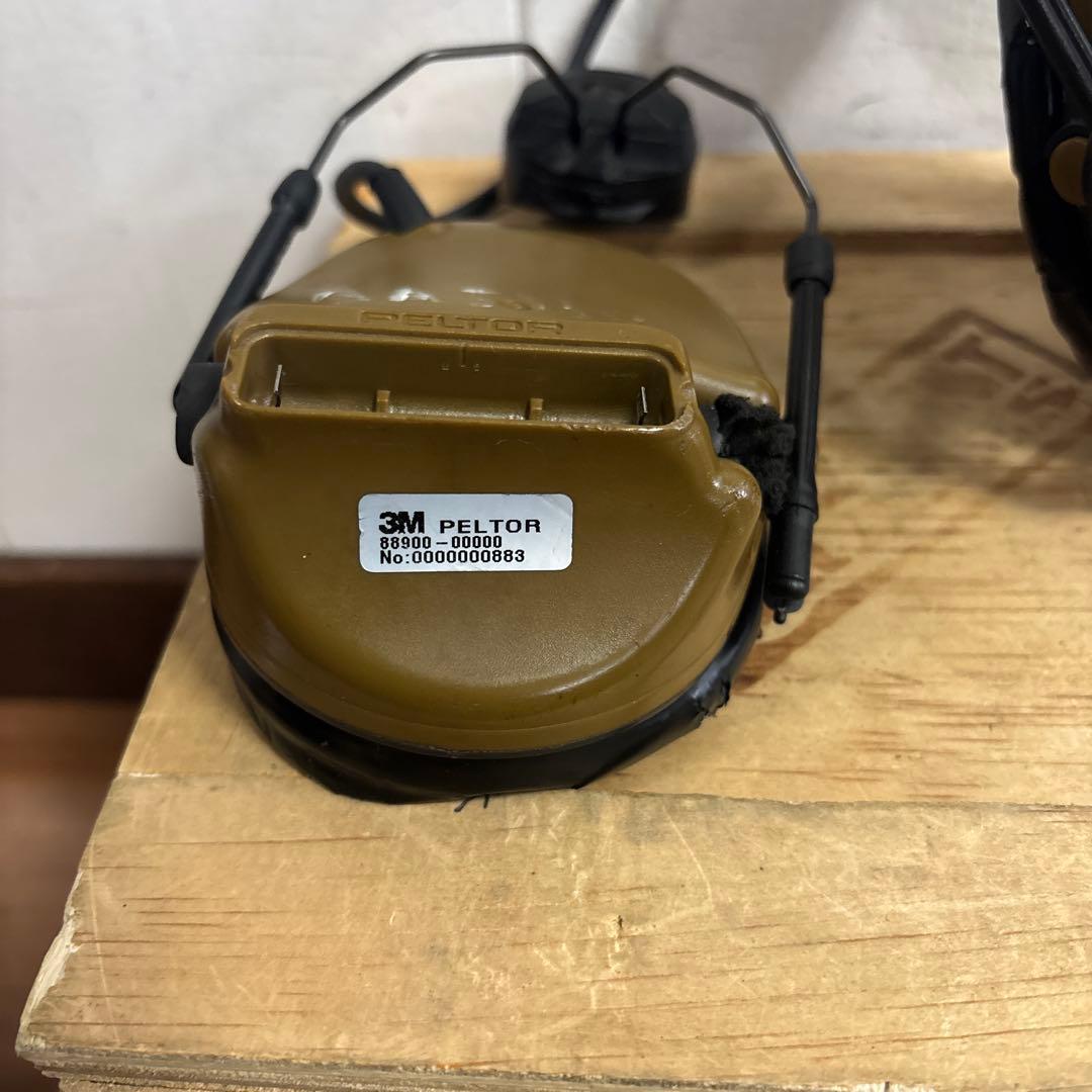 初期型　米軍実物　PELTOR COMTAC IIIヘッドセット　動作未確認