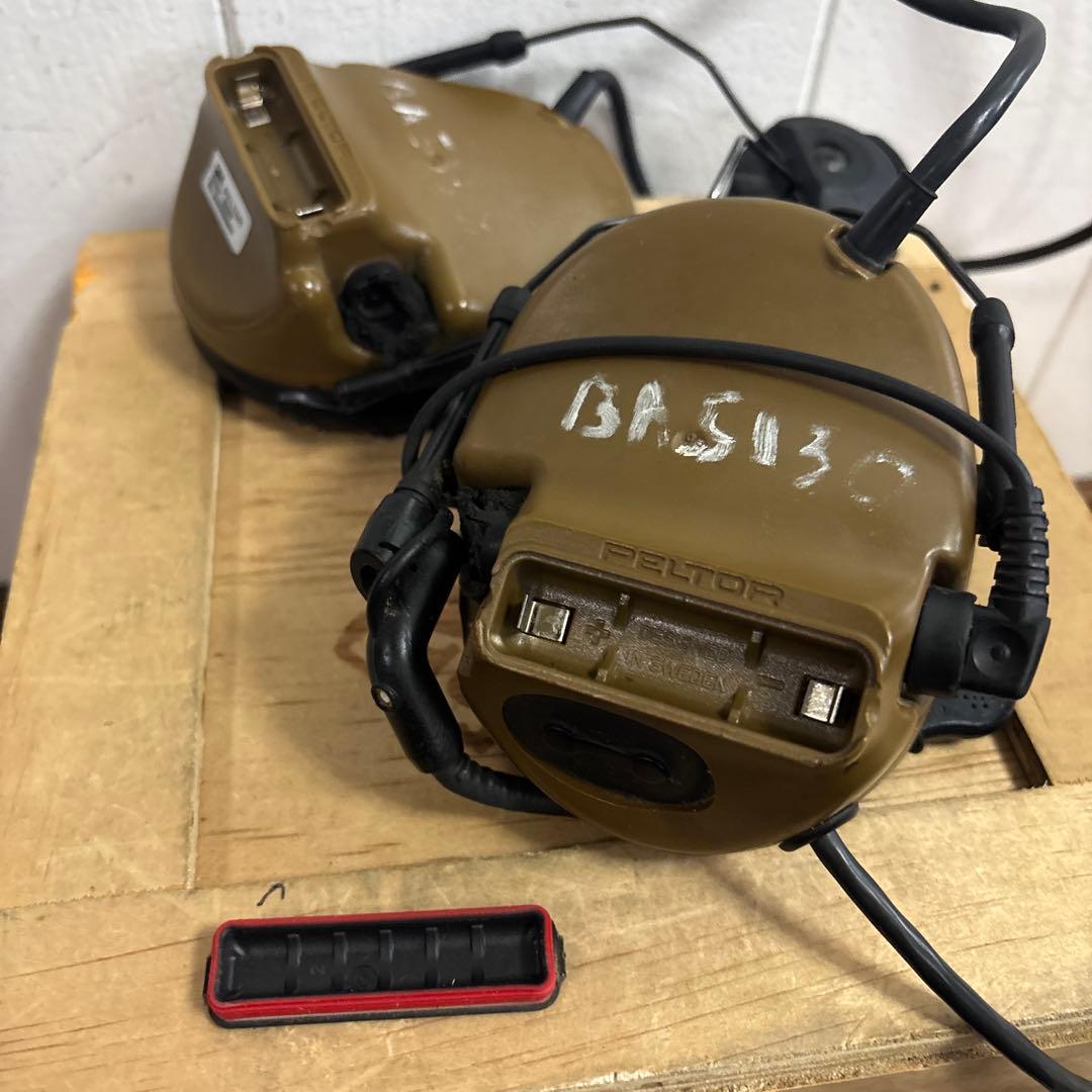 初期型　米軍実物　PELTOR COMTAC IIIヘッドセット　動作未確認