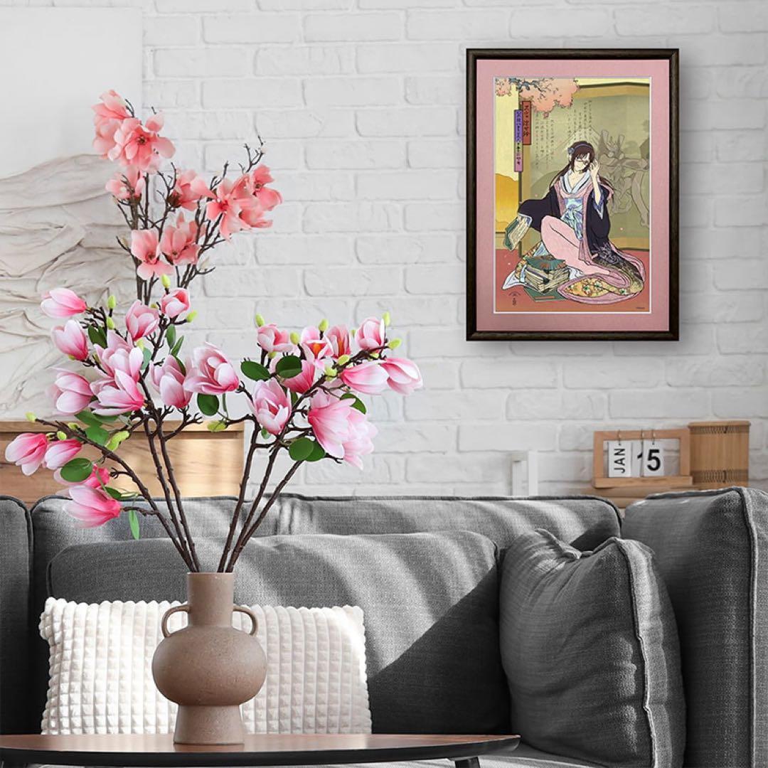 エヴァ浮世絵「箱根八里美人三画揃 マリ」　共通カラー単品　版三
