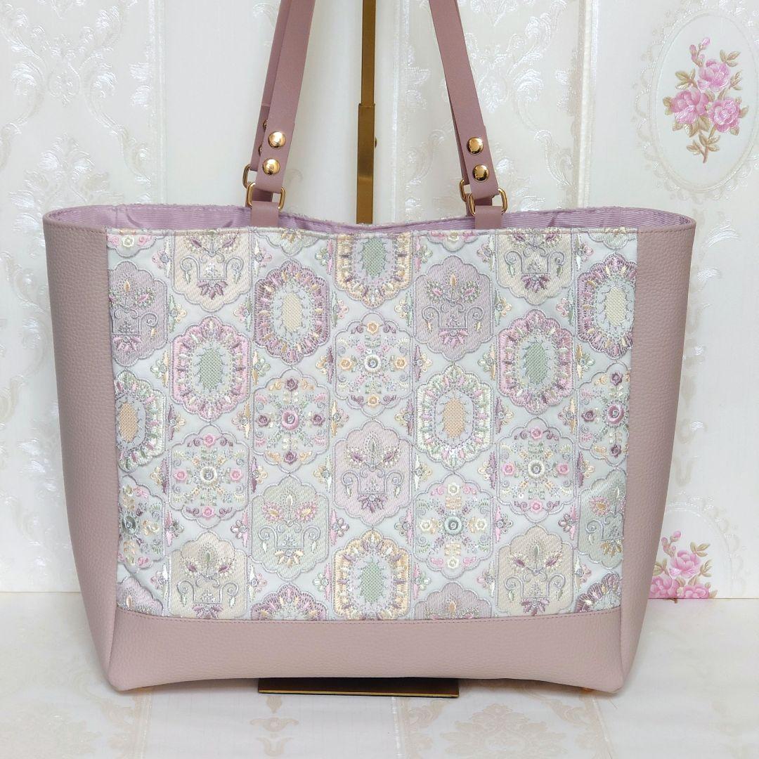 eri様 インド刺繍生地 トートバッグ ハンドメイド