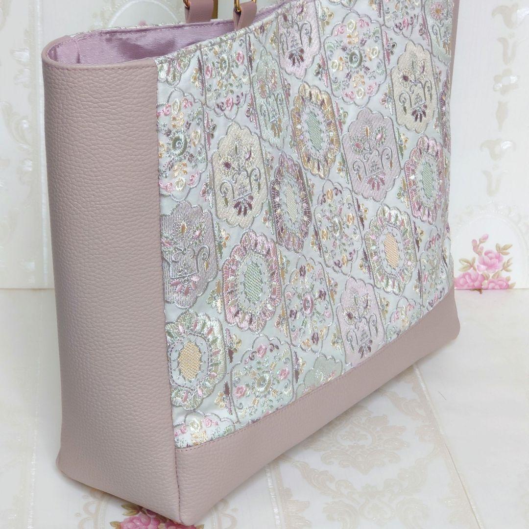 eri様 インド刺繍生地 トートバッグ ハンドメイド