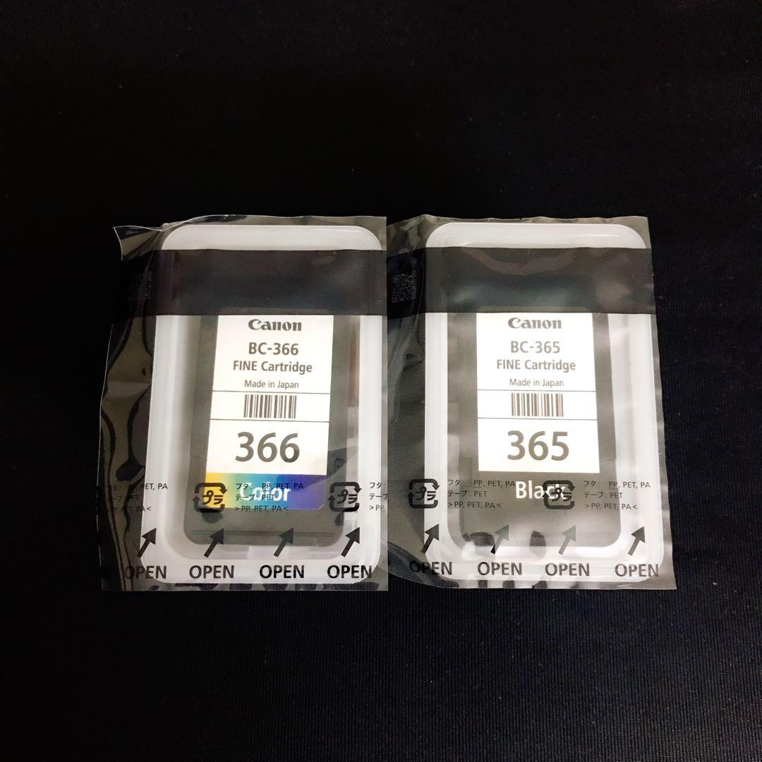 新品 純正インク BC-365 BC-366 BC365 BC366 DL59