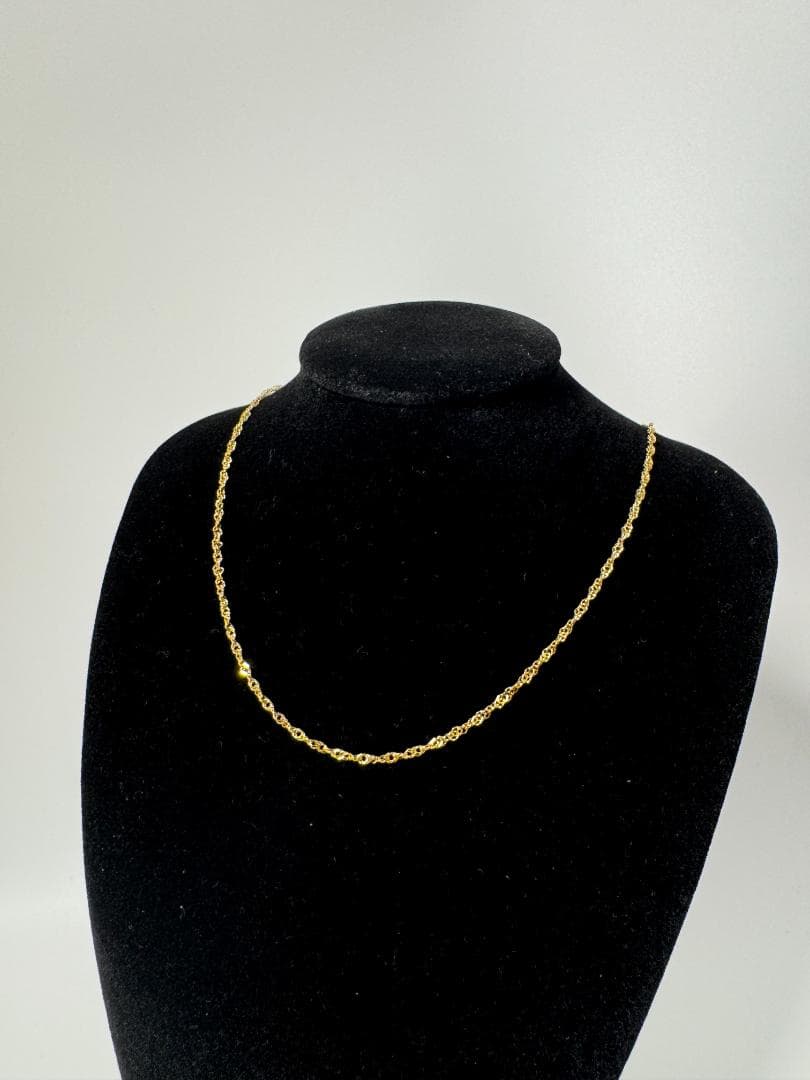 K18ゴールドリンクチェーンネックレス2.07g