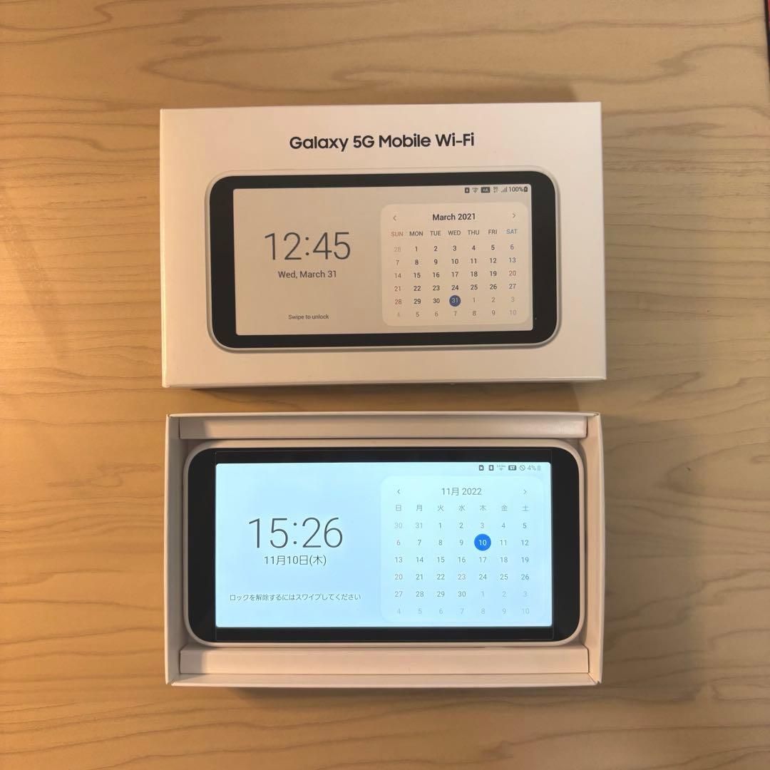 超美品 付属品あり Galaxy 5G Mobile Wi-Fi SCR01