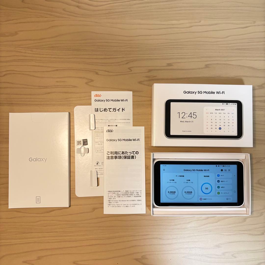 超美品 付属品あり Galaxy 5G Mobile Wi-Fi SCR01