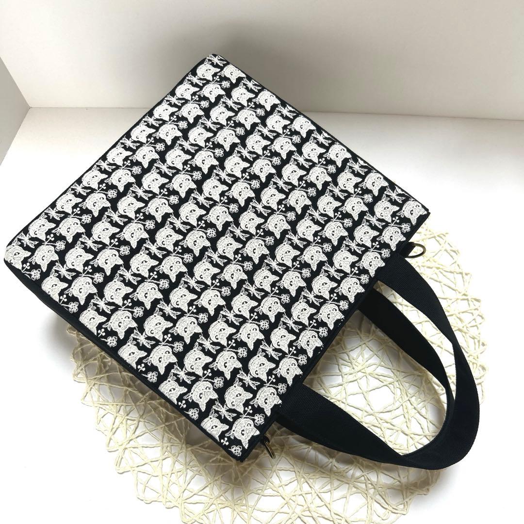 《SALE》pjcモノグラムクロッチくんスクエアバッグ　ハンドメイド